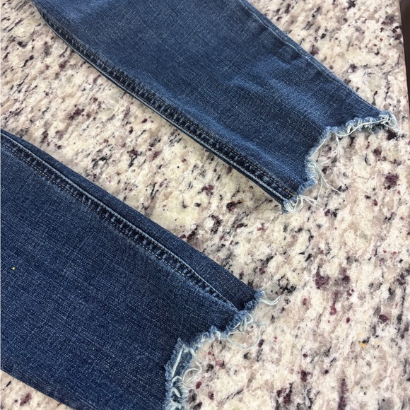 LUCKY BRAND Bridgette Skinny Women 6 28W 27L Fray Cuff Stretch Denim Blue Jean - Picture 8 of 11